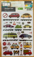 Glitzer Sticker Set 59 Stück / NEU OVP / Verkehr & Fahrzeuge