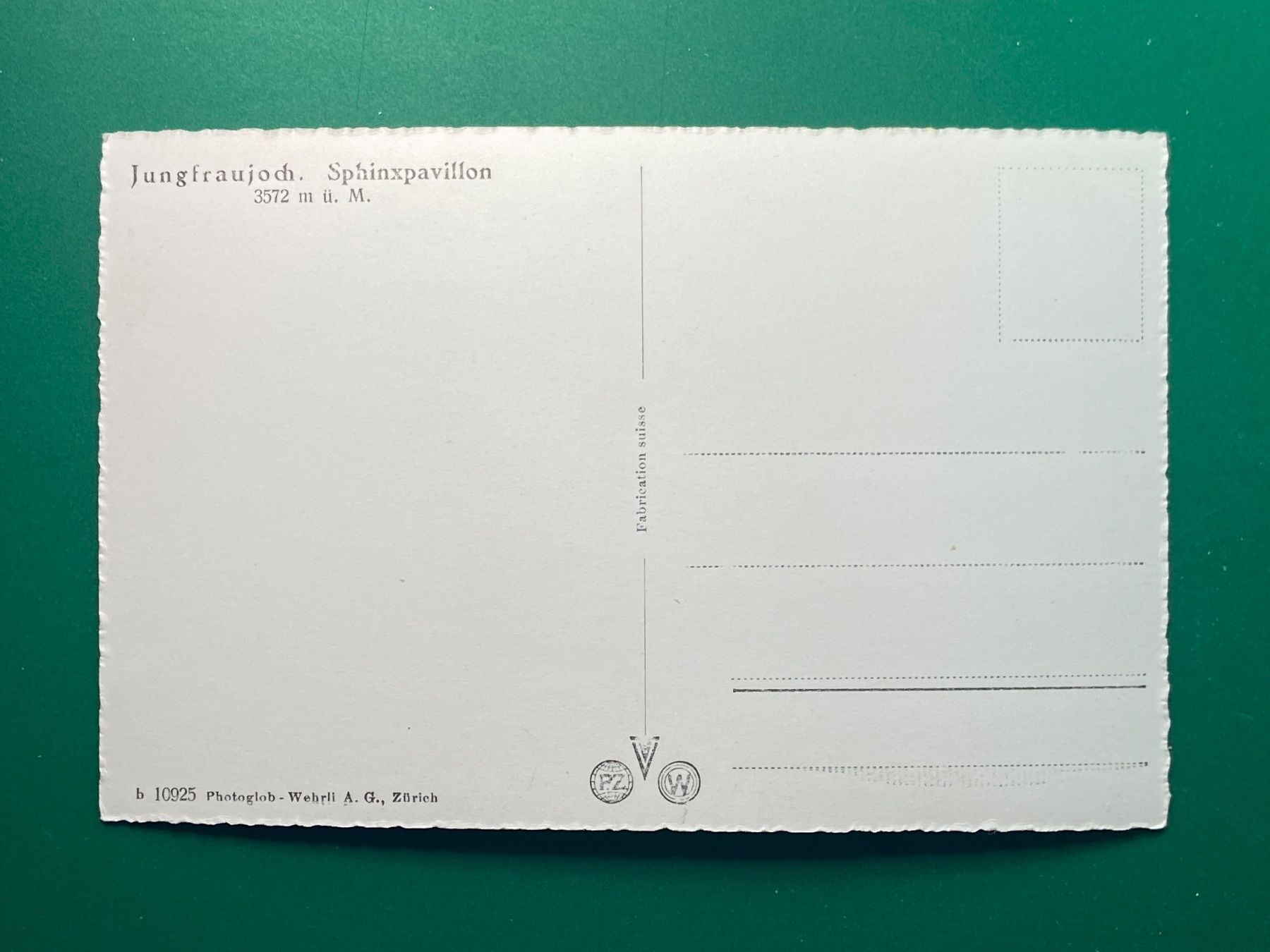 Cartoline postali: Jungfraujoch - Sphinxpavillon – Usato da Steg VS venduto da _vinci_ 1