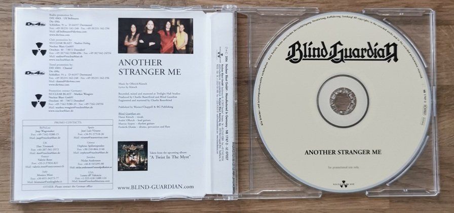 CDs: Blind Guardian - Another Stranger Me (CD-Single) – Gebraucht aus Wilen b. Wollerau von morethanmusic 1