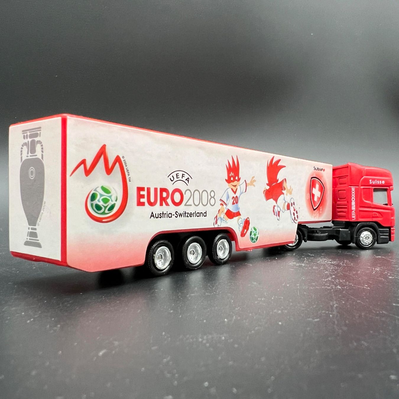 Modellautos: Euro 2008 AT-CH Sattelzug 1:87 – Gebraucht aus Häusernmoos von adlerfedern 4