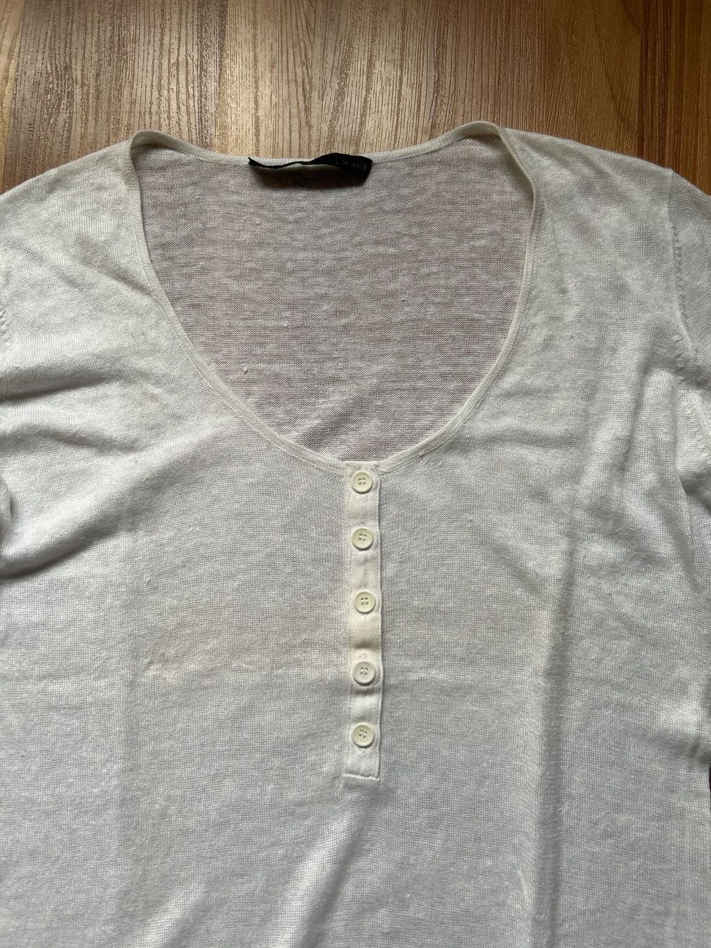 Maglioni & Felpe: Sommerliche 3/4-Ärmel Pullover, weiss, Grösse 40 – Usato da Villnachern venduto da RicardoMary 1