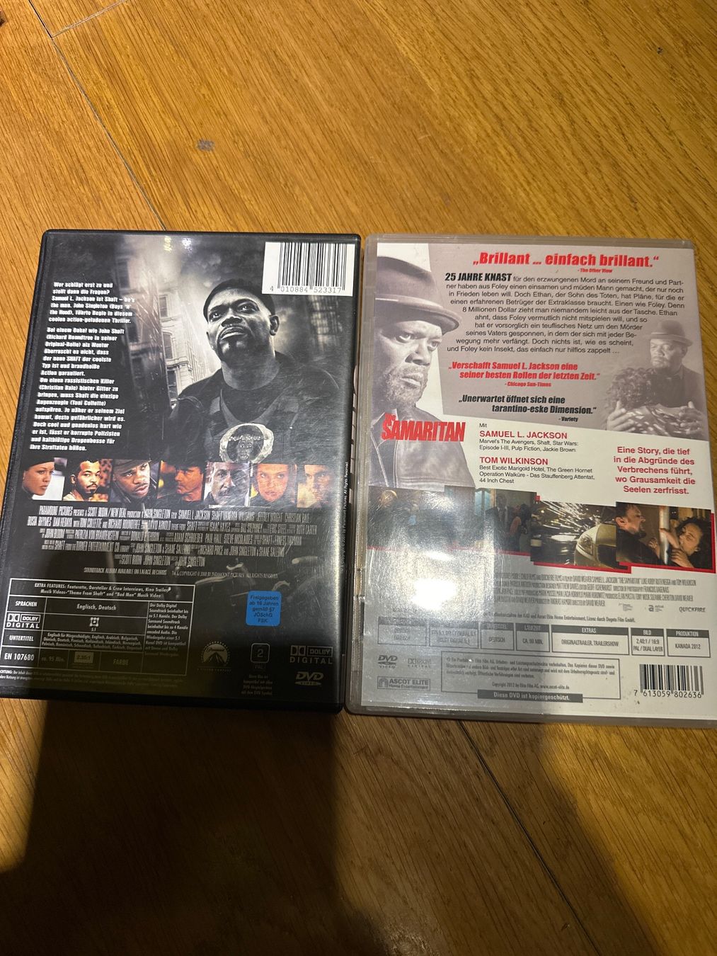 Alle DVDs: Shaft, The Samaritan DVD, Samuel Jackson – Gebraucht aus Benken ZH von Audi-erich 1