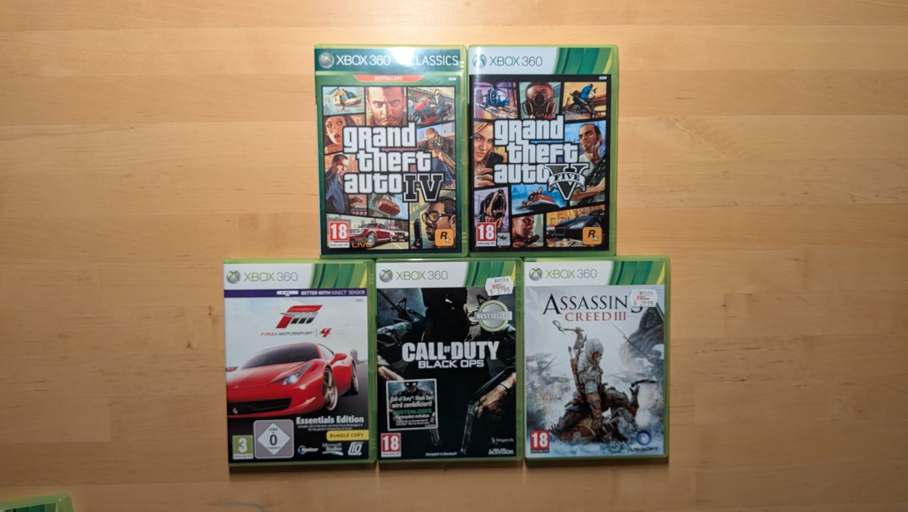 Microsoft Console: Xbox 360 Bundle | 5 Spiele + USB Controller | – Usato da Hinterforst venduto da bem228 3