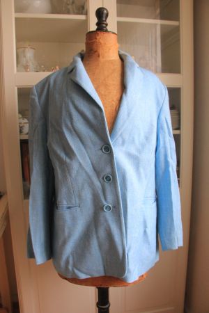 Vintage Jacke aus Wolle und Seide