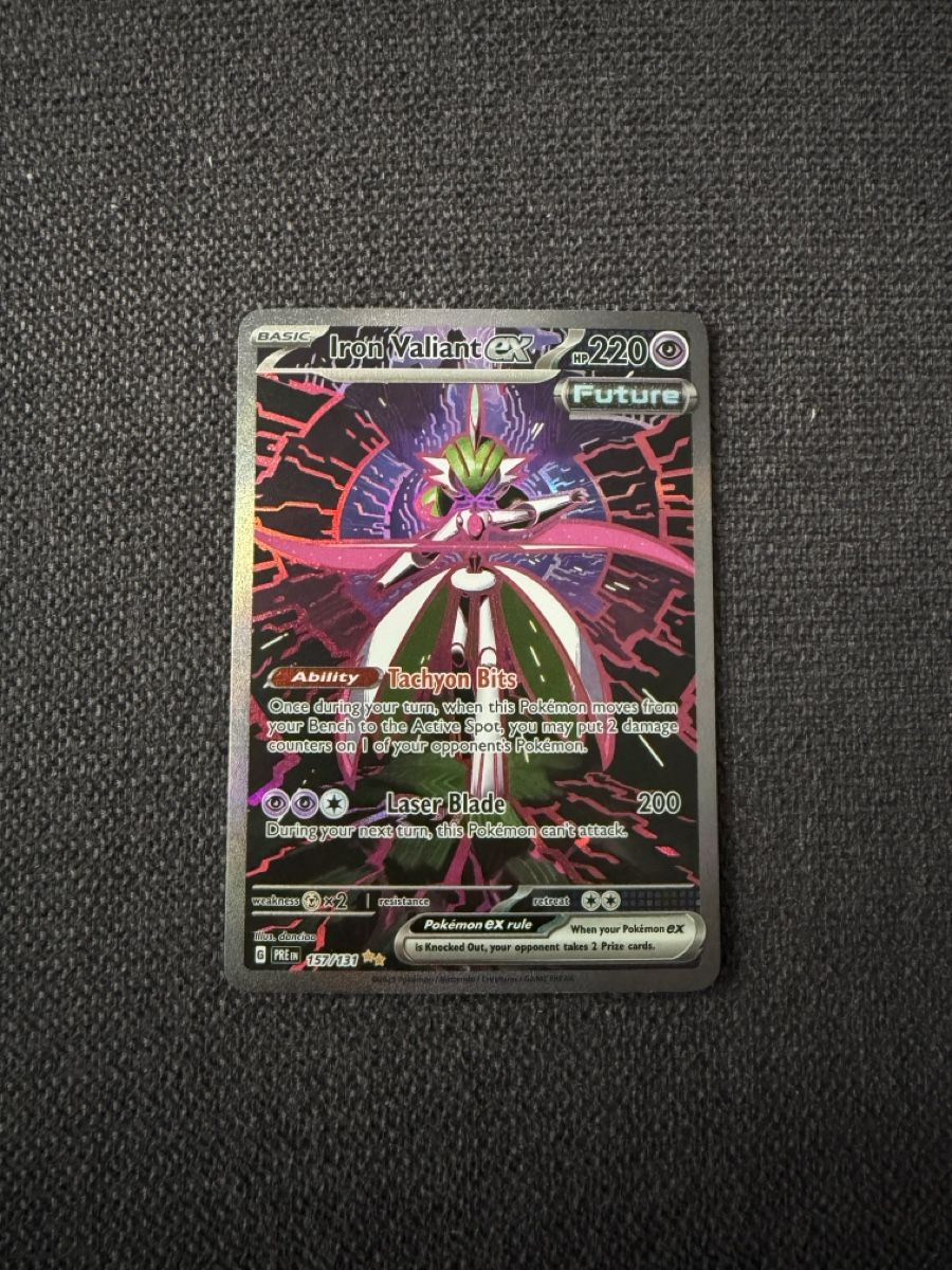 Pokémon Carte collezionabili: Iron Valiant EX 157/131 – Nuovo (secondo la descrizione) da Kriens venduto da YannikB7