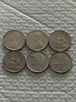 Italien. 6 x 500 Lire Silbermünzen  66 g , 835/1000