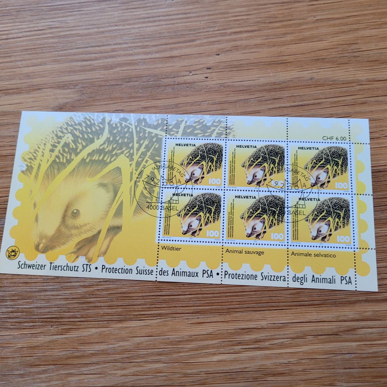 Alle Briefmarken: Kleinbogen CH ET Feuillet CH ET Basel 2004 SPA – Gebraucht aus Biel/Bienne von Destockweb