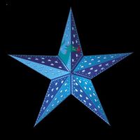 NEU starlightz handgefertigter Papier-Leuchtstern