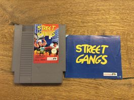 Nintendo NES Street Gangs mit Anleitung RARE