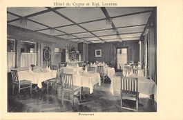 2x Hotel du CYGNE & RIGI Luzern, Innenansichten