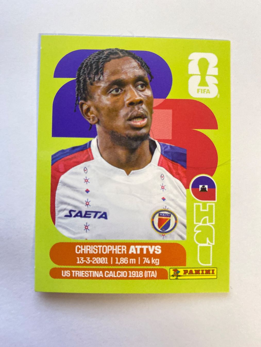 Panini Carte collezionabili: Carte Panini Christopher Attys - Fifa - Edition 2026 – Nuovo (secondo la descrizione) da Le Brassus venduto da cinema13