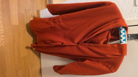 Warme Jacke, Gr. L, Rostrot, perfekt für Herbst!