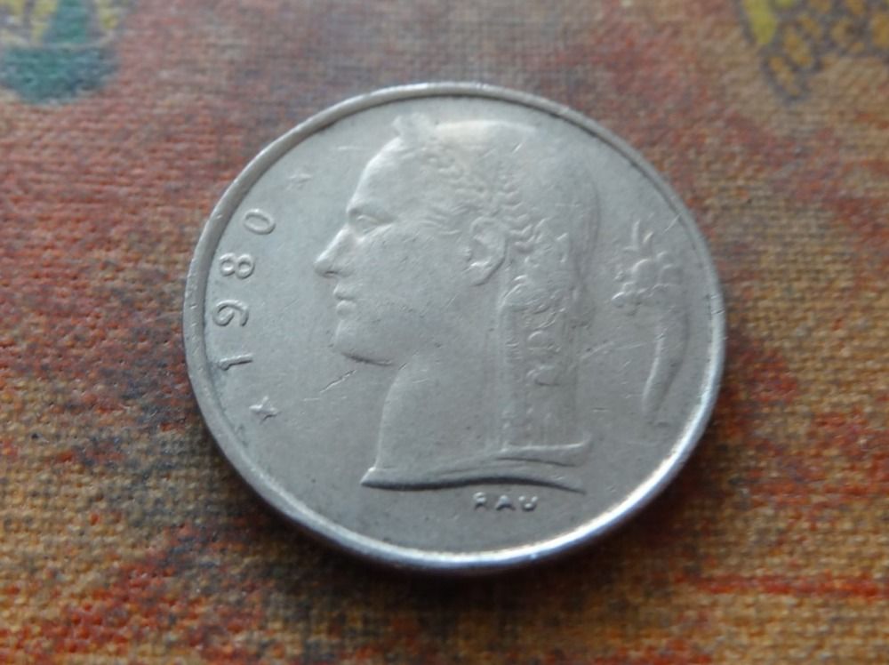 Tutti le monete: BELGIQUE  1  Franc  1980 – Usato da Romanel-sur-Lausanne venduto da Swift13