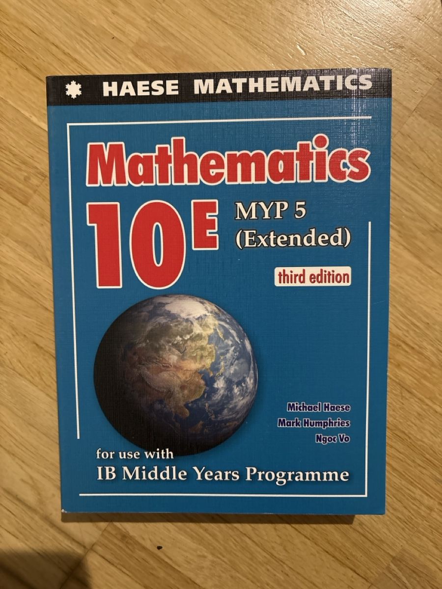 Bücher: Mathematics 10E - MYP 5 (Extended) Third Edition Book – Neu (gemäss Beschreibung) aus Nyon von Iamher