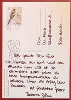 Rebecca Bähni Autogramm signiert Postkarte 10x15cm