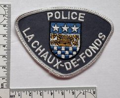 1 Polizei Abzeichen Police La Chaux-de-Fonds