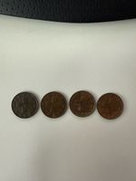 8 x Schweiz 2 Rappen Münzen