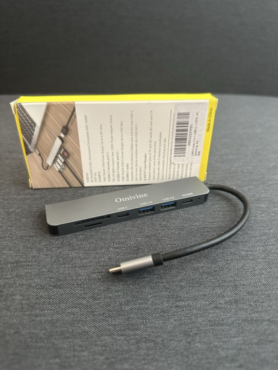 Hub & Switch: Omivine USB-C Multifunktions Adapter 7 Ports neu – Nuovo (secondo la descrizione) da Koblenz venduto da Joshua_M 2