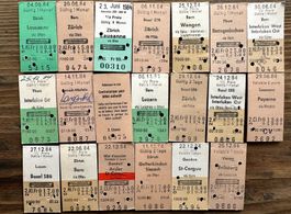 20 Top Billette, SBB, Tickets Edmondsche Kartonbillette