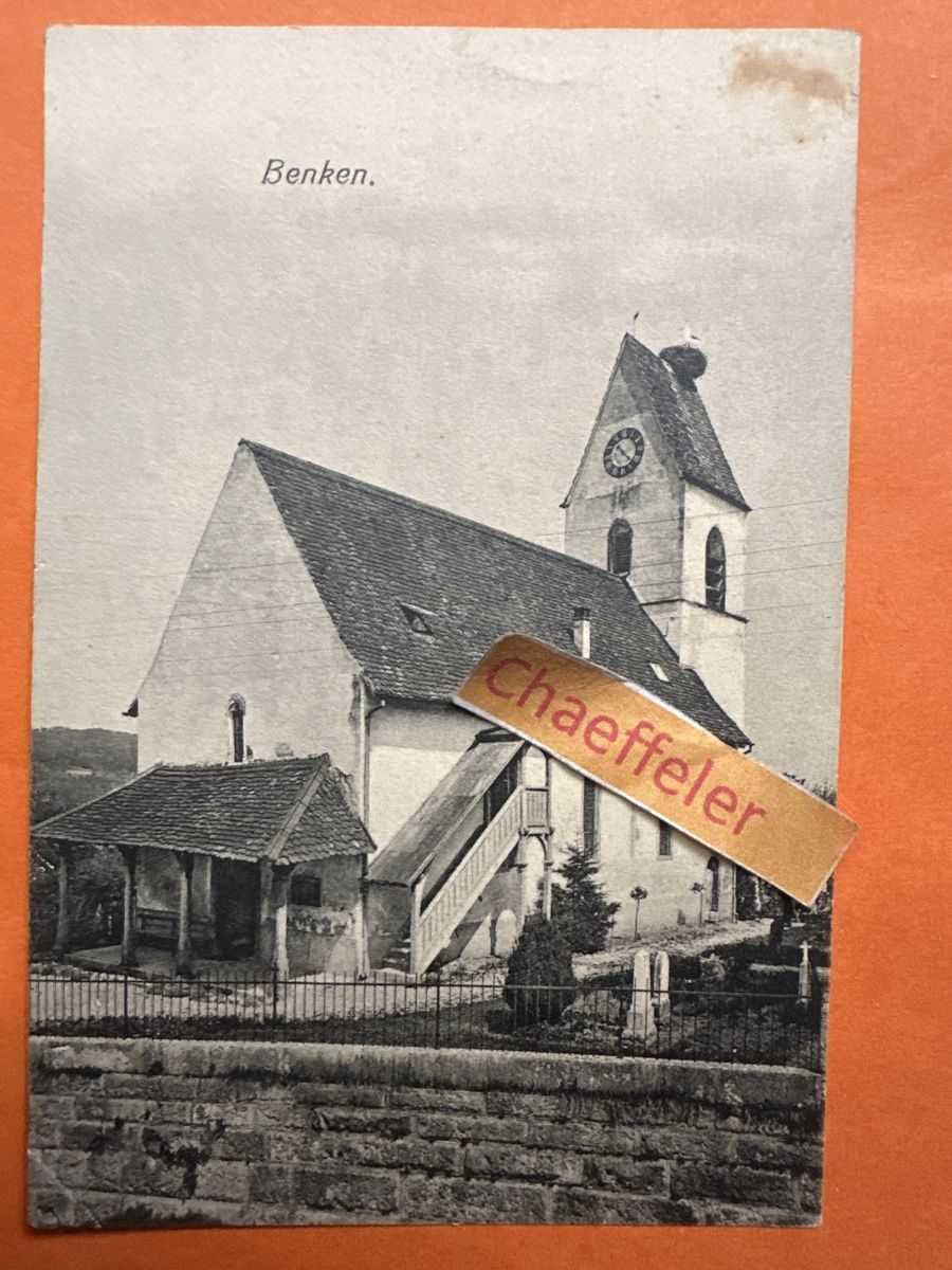 Ansichtskarten: Benken.   – Gebraucht aus Zürich von Chaeffeler