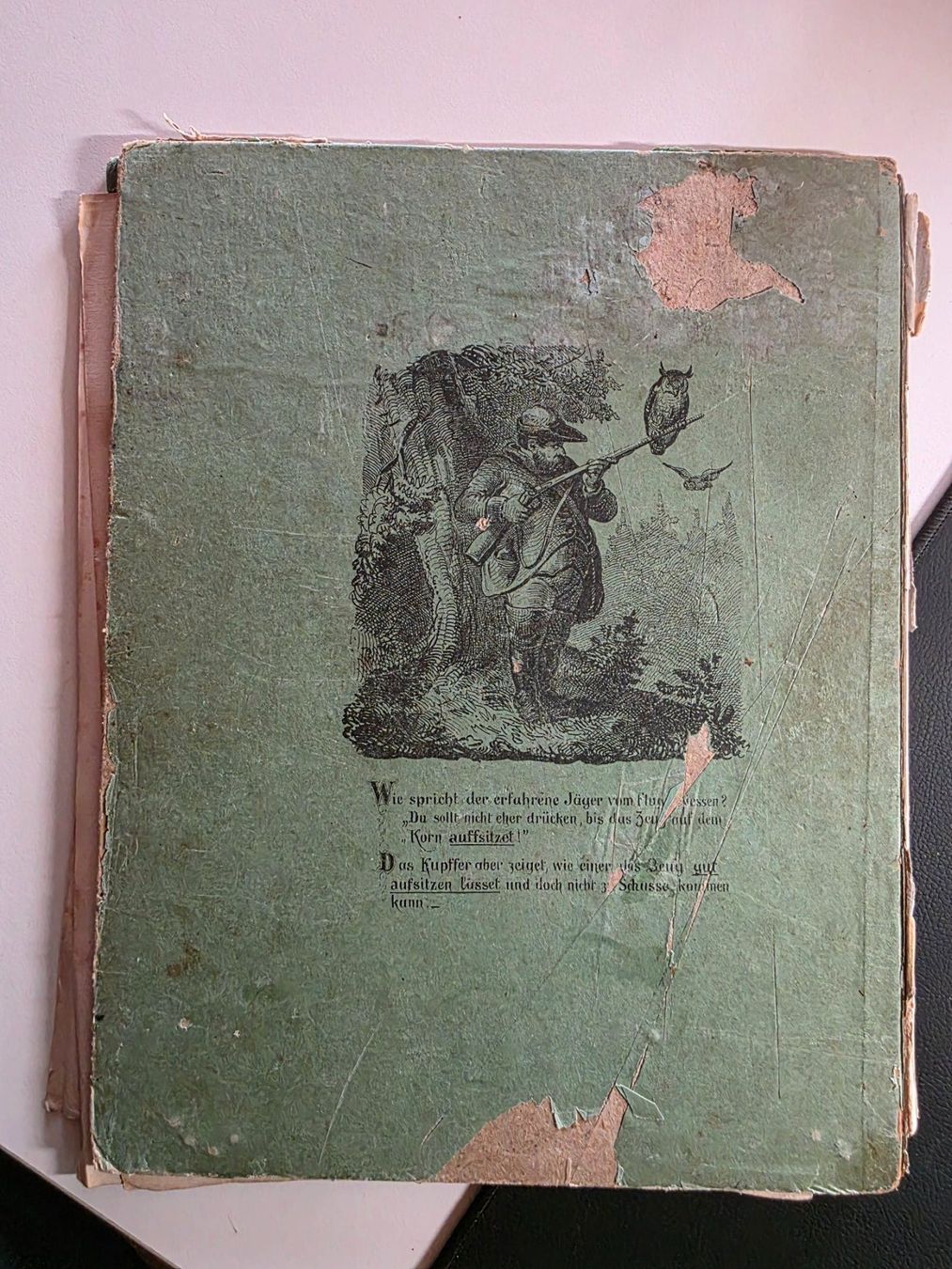 Libri: loses antikes Buch Jäger Sprache - 1855 – Difettoso da Walterswil BE venduto da Lonitti 7