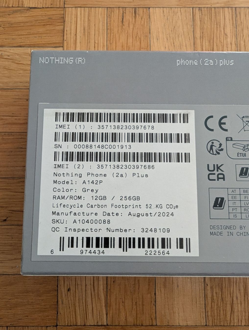 Nothing Handys / Smartphones: Nothing Phone 2a plus 12GB/256GB grau – Neu und originalverpackt aus Hitzkirch von kiaopirus 1