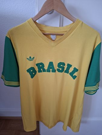 T-shirt Adidas Brasil jaune/vert taille XL