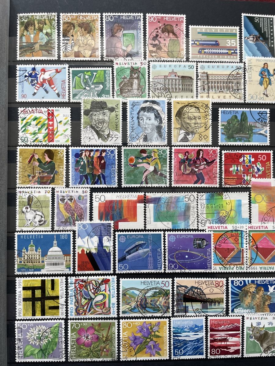Alle Briefmarken: Schweiz CH ab 1988 5s – Gebraucht aus Cham von Diablo1232 1