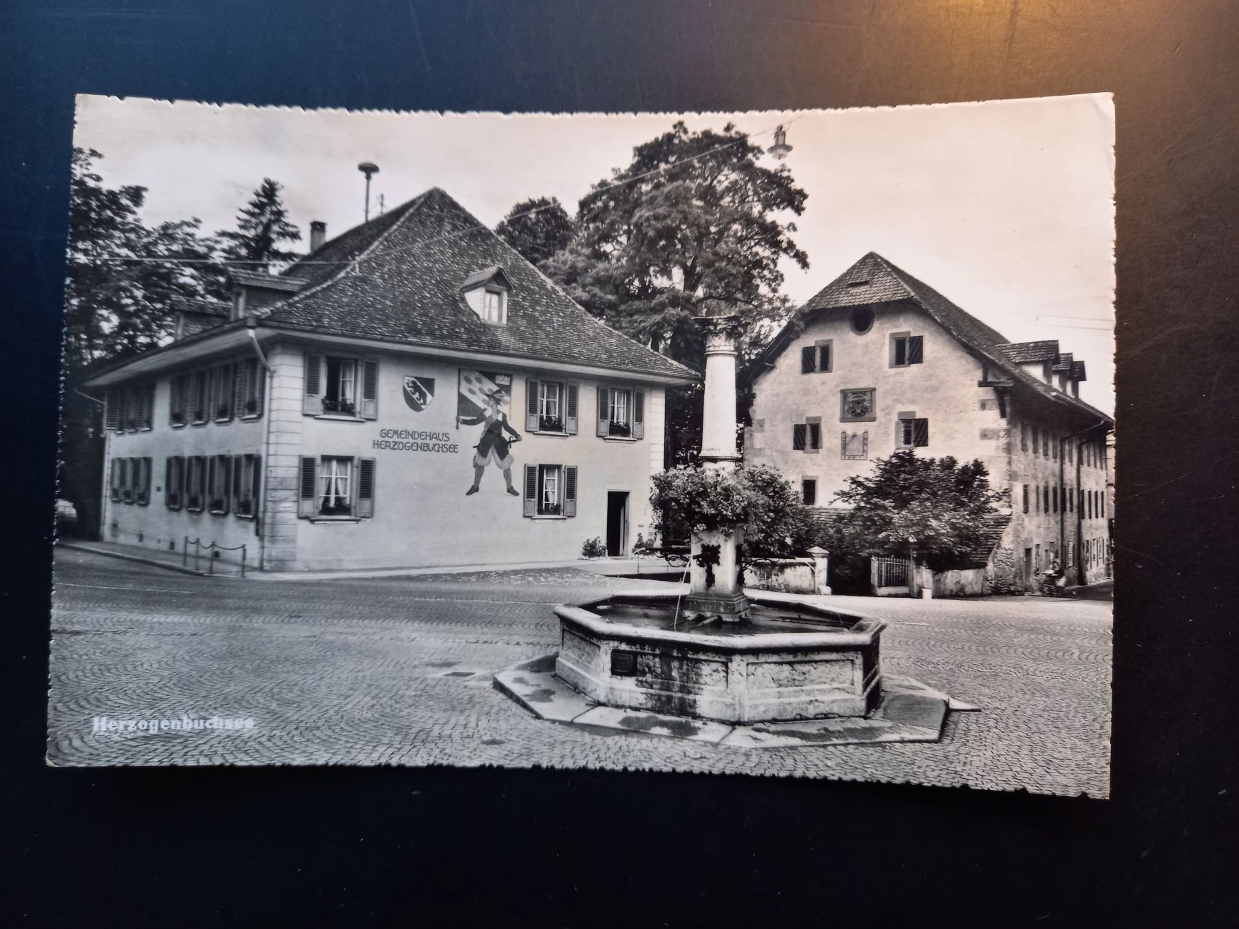 Cartoline postali: AK Gemeinde- und Kornhaus Herzogenbuchsee – Usato da Herzogenbuchsee venduto da Herkules9