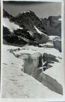 Fotokarte, Pontresina, Misaun? Gletscher, 1915
