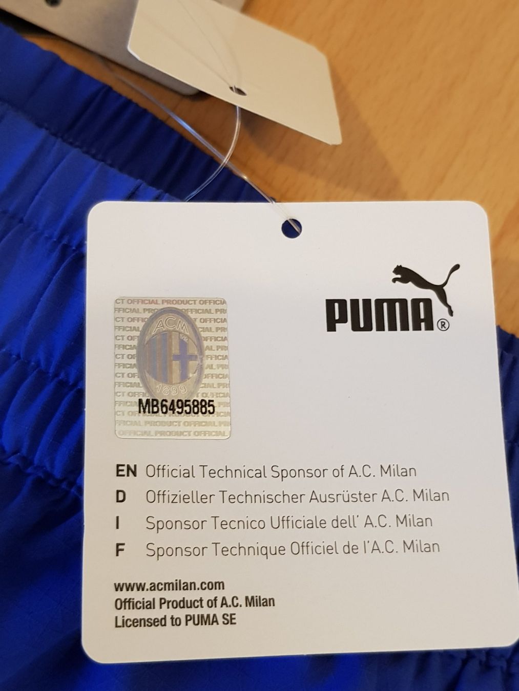 Puma Pantaloni: AC Mailand Puma Shorts, Grosse S – Usato da Le Mouret venduto da Pantini 4