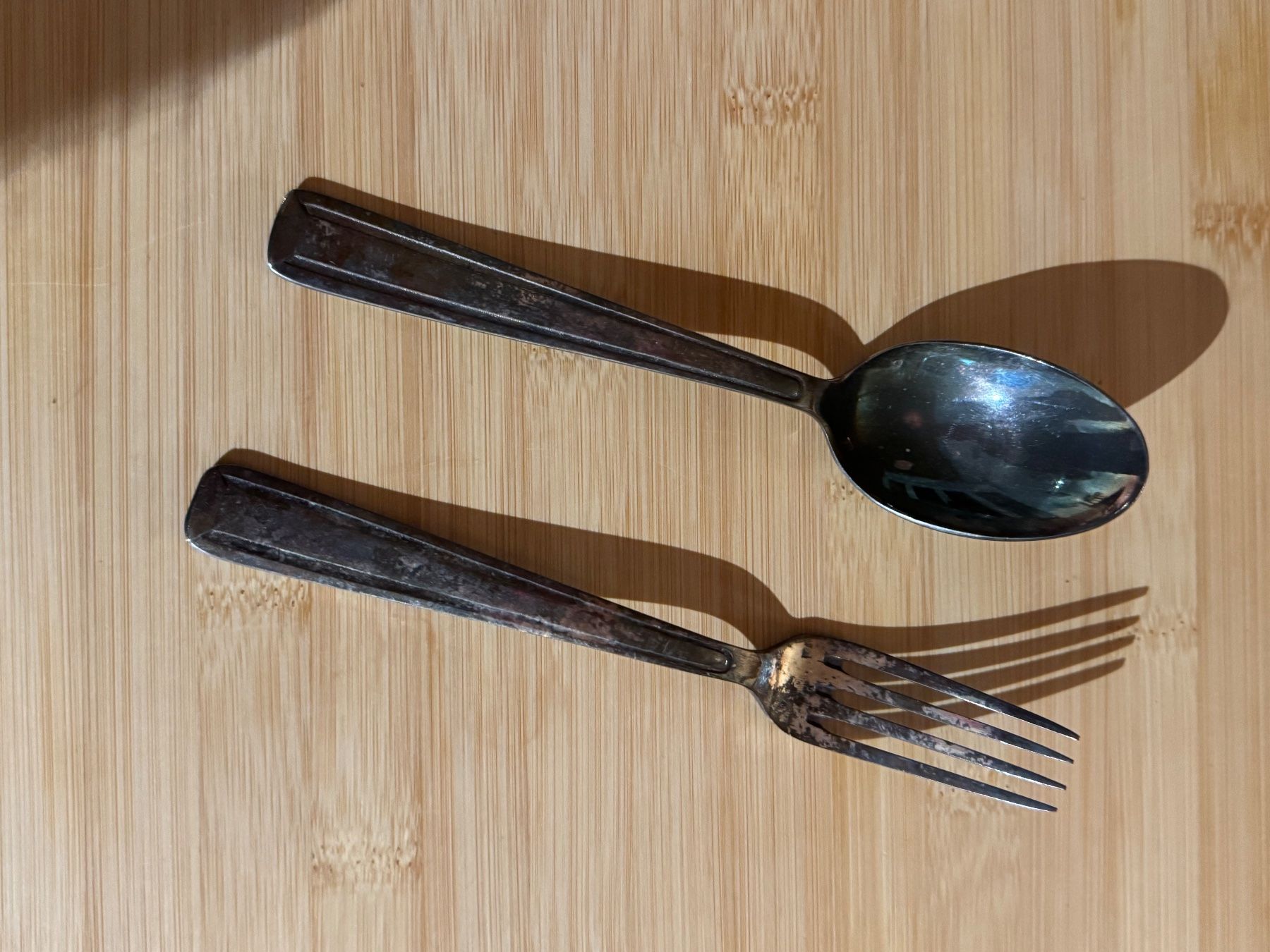 Set di posate: Silber Gabel und Löffel – Usato da Bern venduto da mar_9jmd