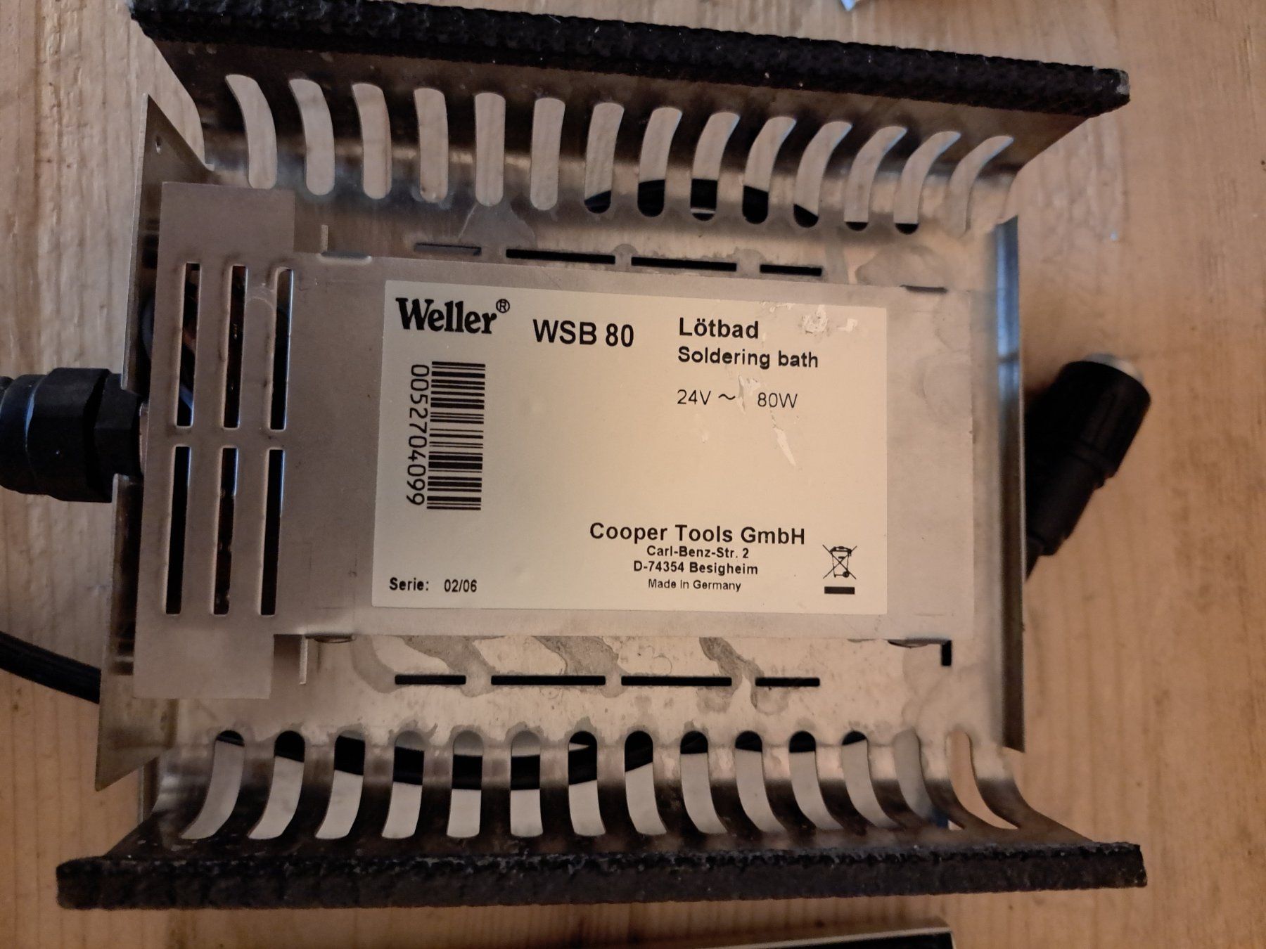 Weller Saldatori: Weller WSB 80 Lötbad 80W – Usato da Domat-Ems venduto da Oiteli68 2