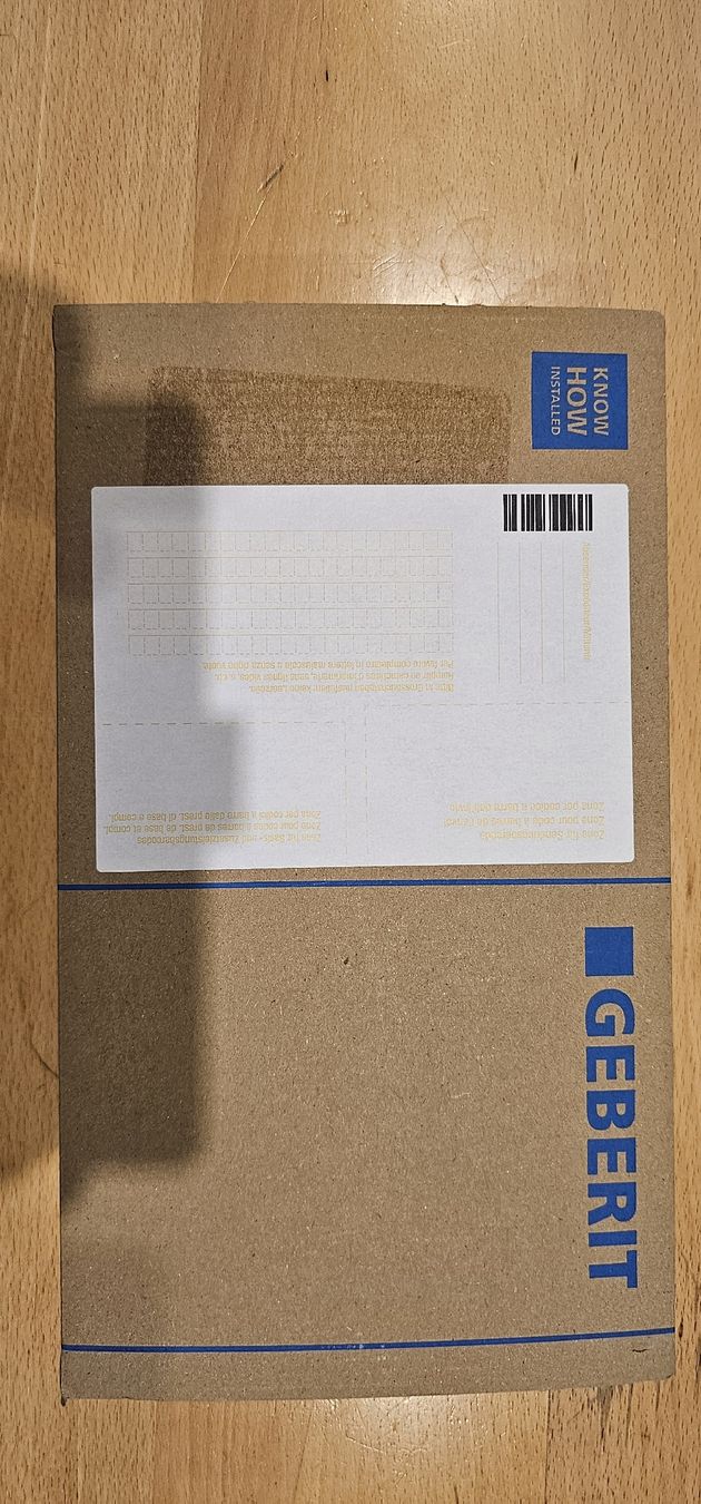 Geberit WC: Original GEBERIT Betätigungsplatte Sigma01/weiss – Neu und originalverpackt aus Chur von Sihar 4