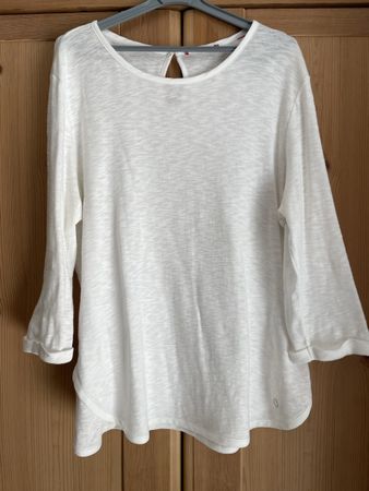 S. Oliver Weisse Damenbluse Gr L
