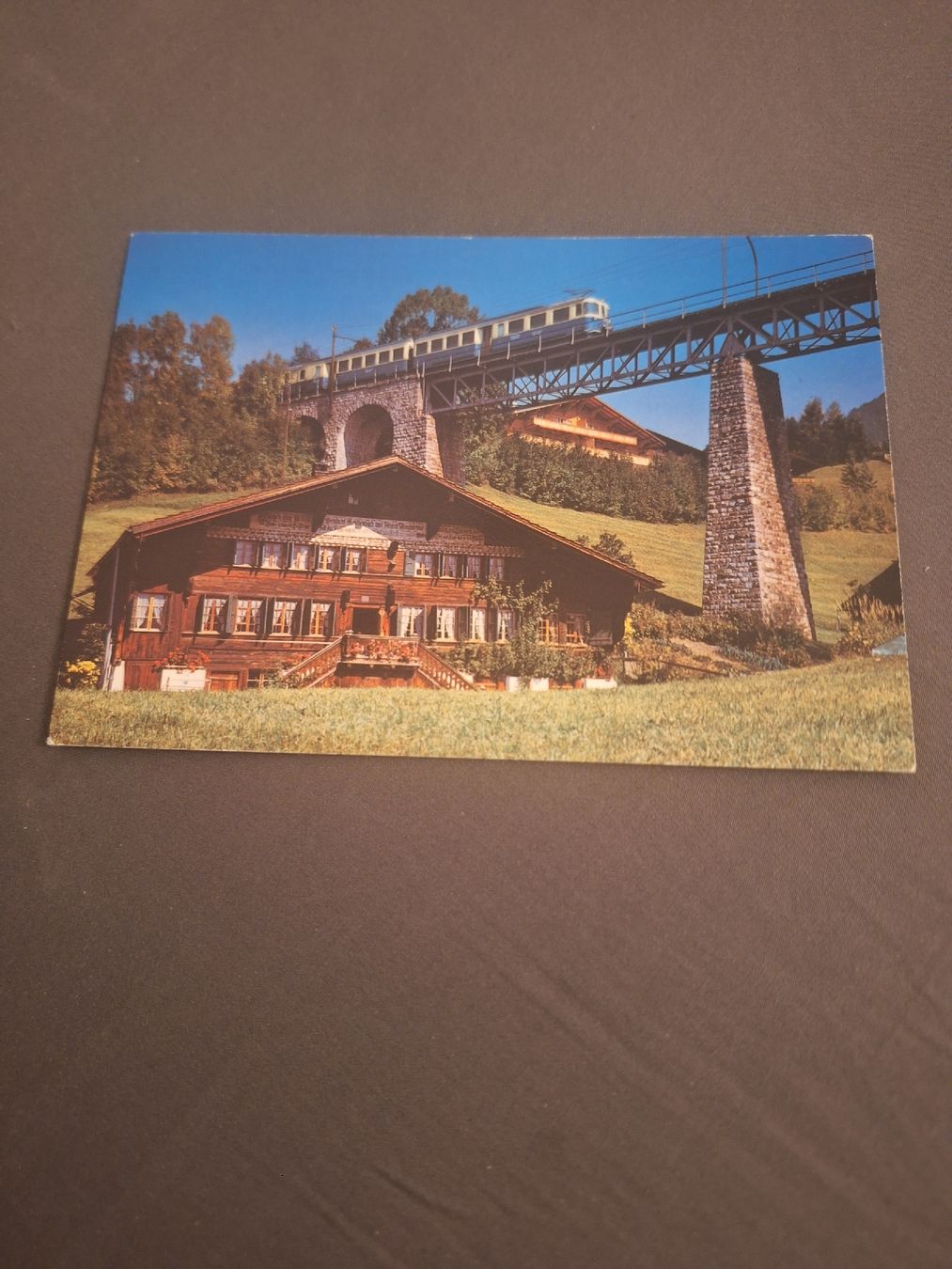 Cartoline postali: Alte Ansichtskarte MOB Bahn Gstaad  – Usato da Schaffhausen venduto da RicardoSchaffhausen