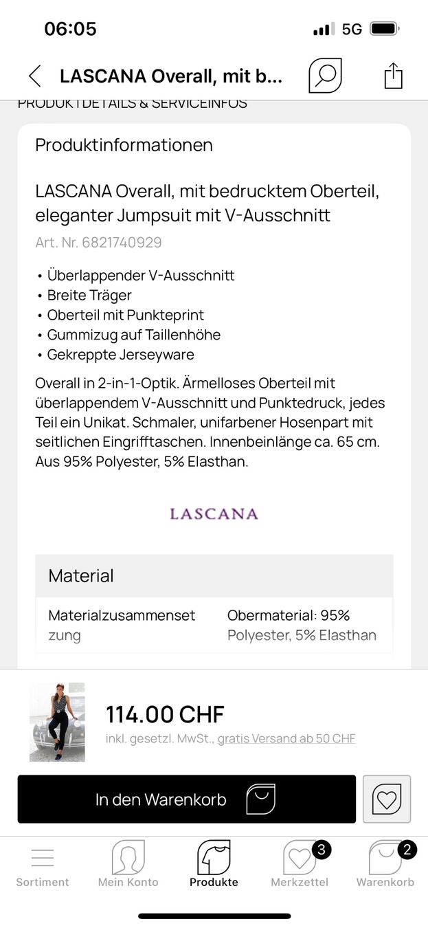 Tute: Jumpsuit mit Pünktchenmuster Gr. 36 – Nuovo (secondo la descrizione) da Meilen venduto da Harley. 6