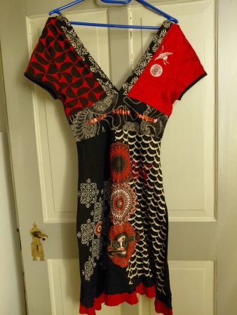 Sexy Sommerkleid desigual Gr. L (klein geschnitten)