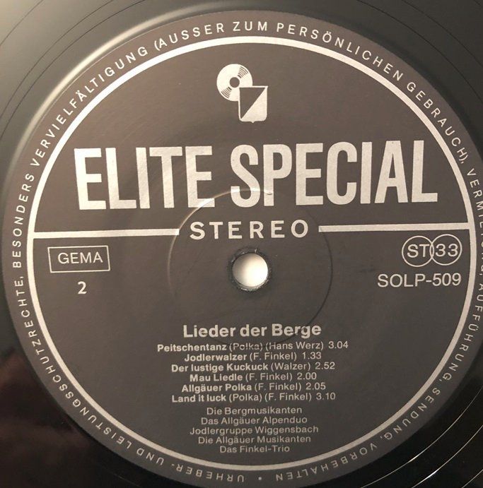 Dischi in vinile: Lieder der Berge (LP) – Usato da Grüningen venduto da azulmarron 3