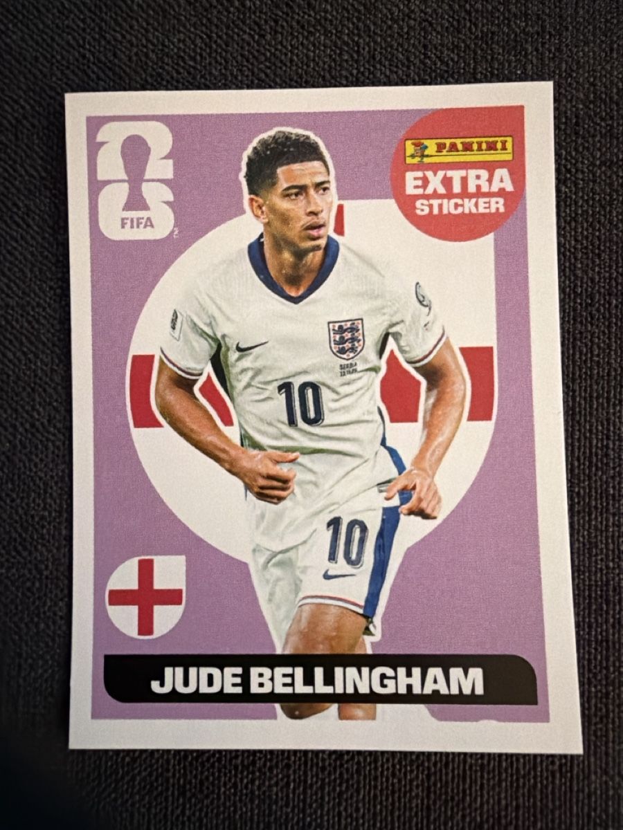 Panini Carte collezionabili: Panini WM 2026 EXTRA STICKER Jude Bellingham – Nuovo (secondo la descrizione) da Zürich venduto da Lenox7 2