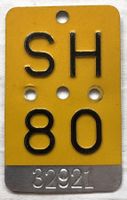 Velo - Nummernschild - SH 80