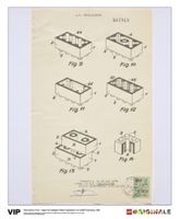 LEGO® Patent Druck - First Edition Print VIP