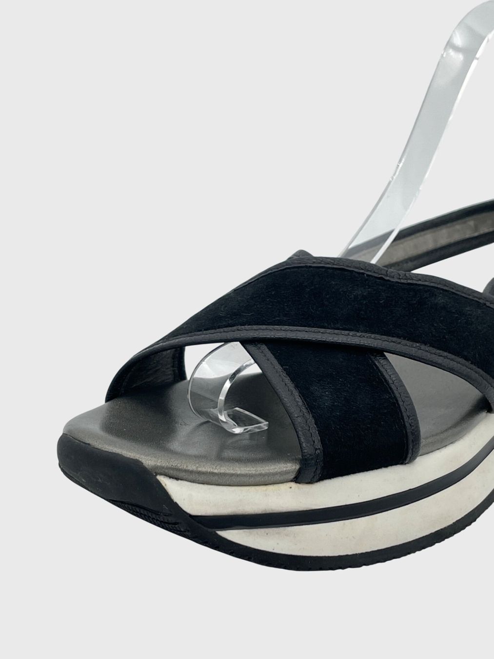 Hogan Scarpe da donna: Hogan H257 Sandale mit Absatz EU 37.5 Schwarz – Usato da Zürich venduto da shoe_shop 4