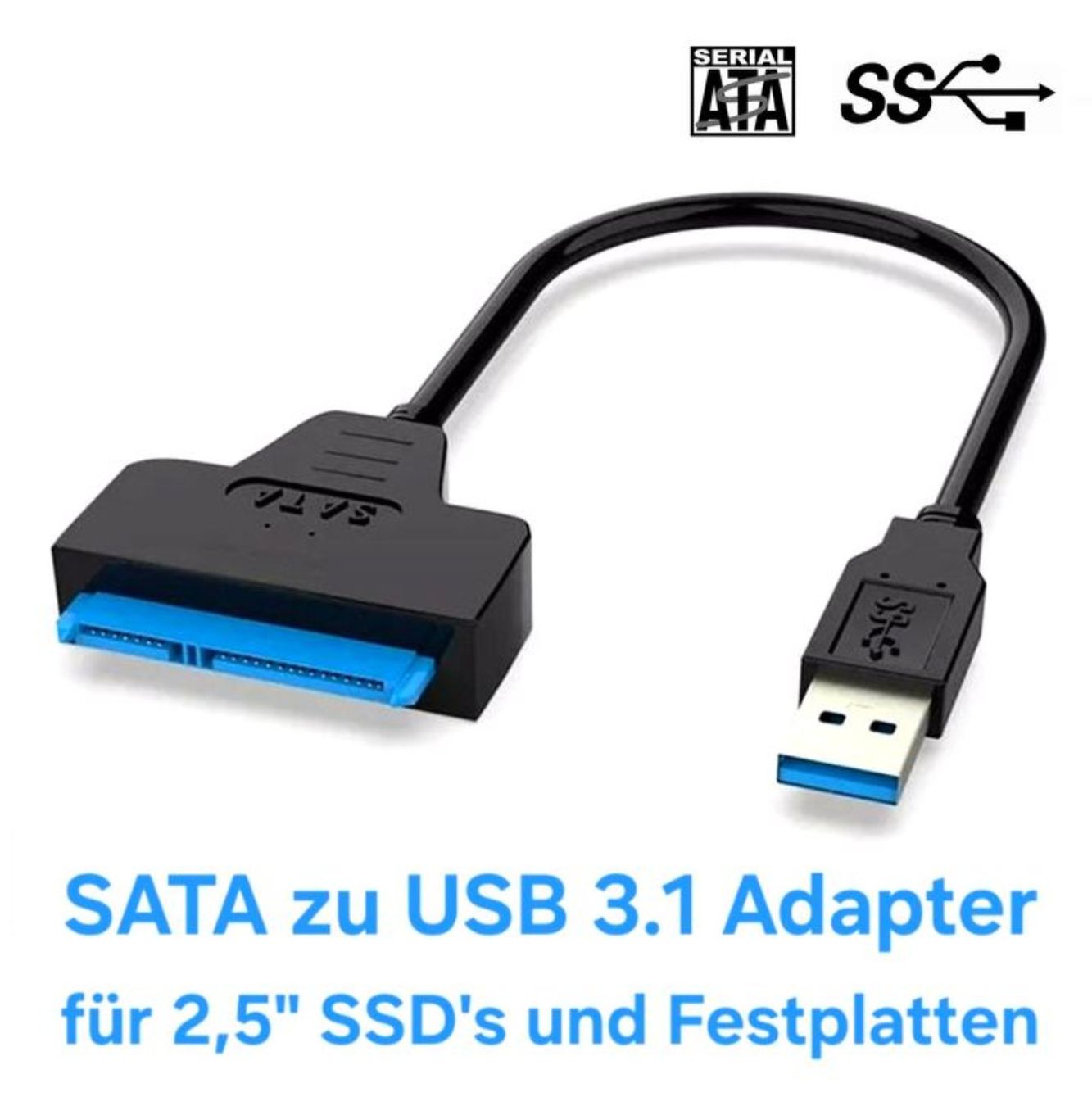 Dischi rigidi: 2,5" SATA 3 zu USB 3.1 Adapter / Digitec CHF 17.95 / SSD HDD – Nuovo e nell'imballaggio originale da Uster venduto da -FPS-