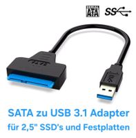 2,5" SATA 3 zu USB 3.1 Adapter / Digitec CHF 17.95 / SSD HDD