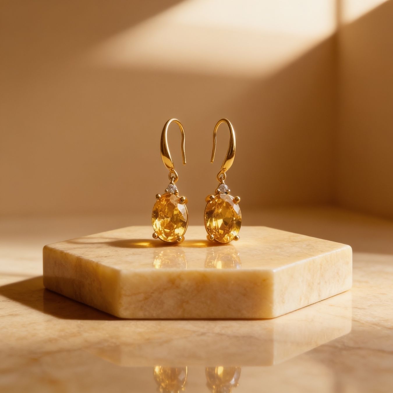 Orecchini pendenti & Orecchini a lobo: Boucles d’oreilles Citrine – Usato da St-Maurice venduto da Sandrinette123 6