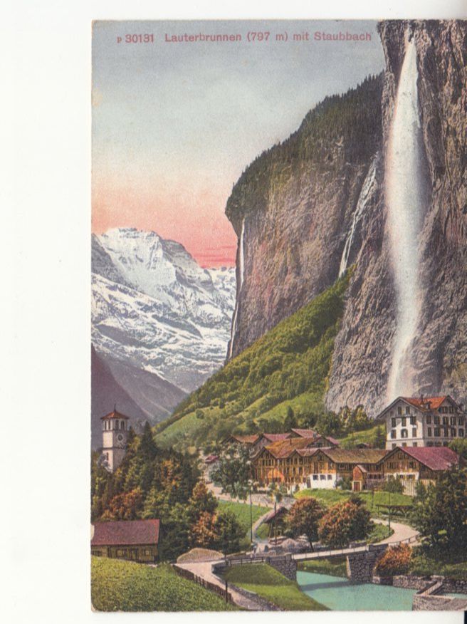 Cartoline postali: Lauterbrunnen 1919 – Usato da Bürglen TG venduto da StampGraf