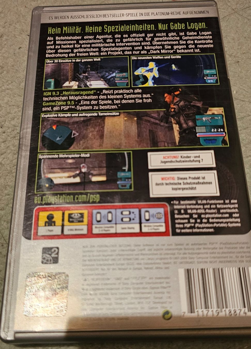Sony Giochi: PSP Spiel - Syphon Philter Dark Mirror – Usato da La Garde venduto da The_Hammer76 1