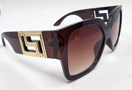 Oversized Gradient Shades Trendy Elegante Sonnenbrille