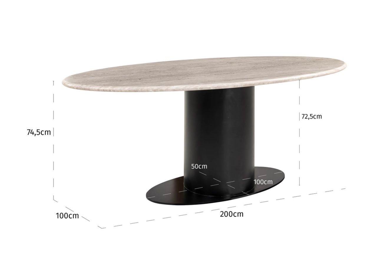 Tavoli: RICHMOND INTERIORS** Dining table Brodman sand 200 – Nuovo e nell'imballaggio originale da Ruswil venduto da Miami-2026 3